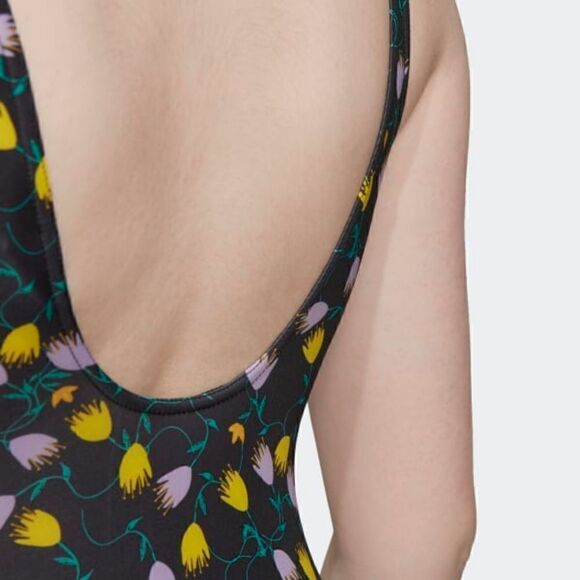 Adidas Originals Allover Print AOP Black Bodysuit - Picture 8 of 10